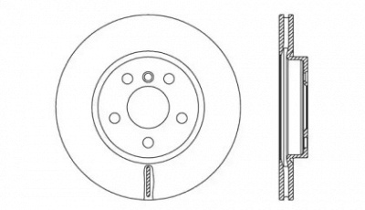 OPEN PARTS bdr275120 -  Тормозной диск